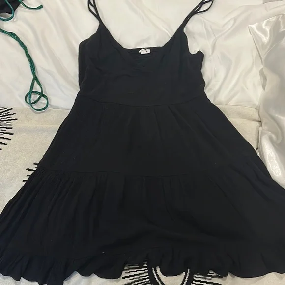 short flowy black dress Rails Zariah Mixed Animal Print Midi Dress in Charcoal Mixed Animal at Nordstrom, Size Small